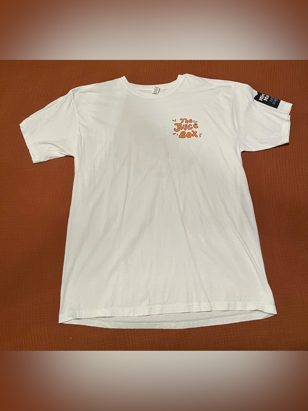 White Houston Astros "The Juice Box” Graphic Tee